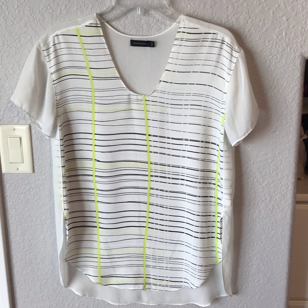 Calvin Klien sheer top size small